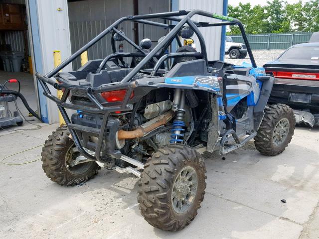 3NSVDE928JF417959 - 2018 POLARIS RZR XP TUR BLUE photo 4