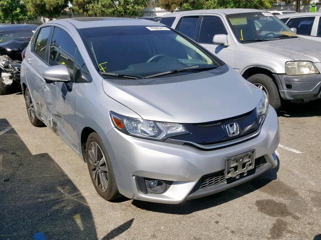 3HGGK5H87FM775726 - 2015 HONDA FIT EX SILVER photo 1