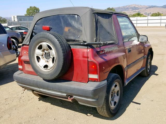 2CNBE1864V6920622 - 1997 GEO TRACKER RED photo 4