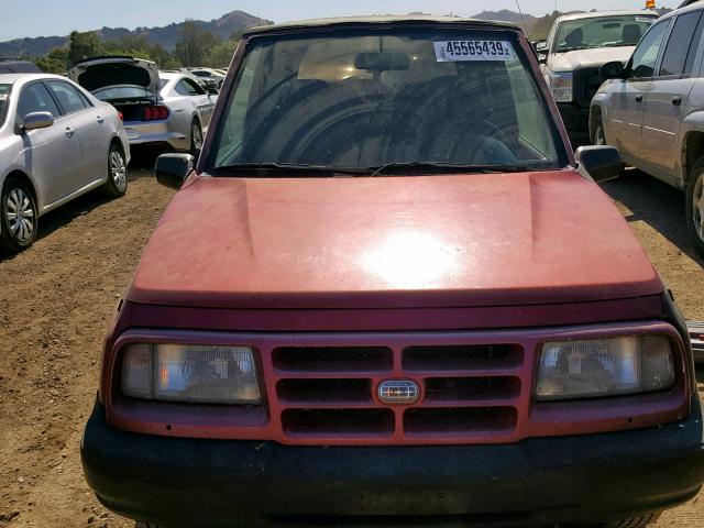 2CNBE1864V6920622 - 1997 GEO TRACKER RED photo 9