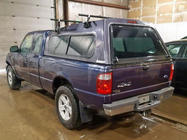 1FTZR15E53PB54531 - 2003 FORD RANGER SUP BLUE photo 3