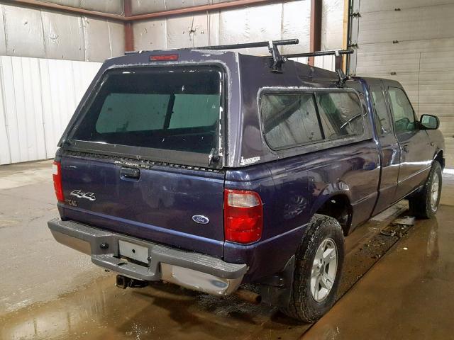 1FTZR15E53PB54531 - 2003 FORD RANGER SUP BLUE photo 4