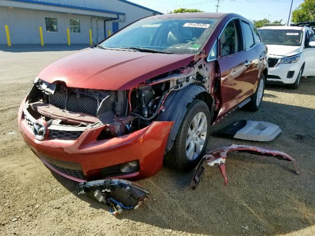 JM3ER29L080186534 - 2008 MAZDA CX-7 RED photo 2