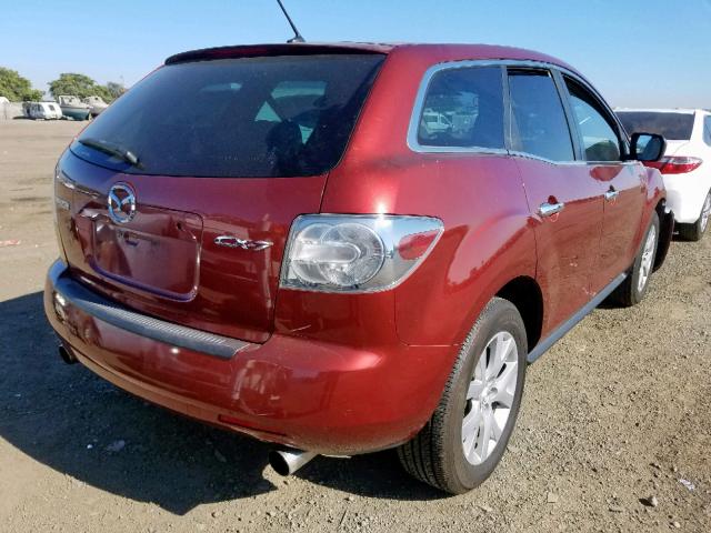 JM3ER29L080186534 - 2008 MAZDA CX-7 RED photo 4