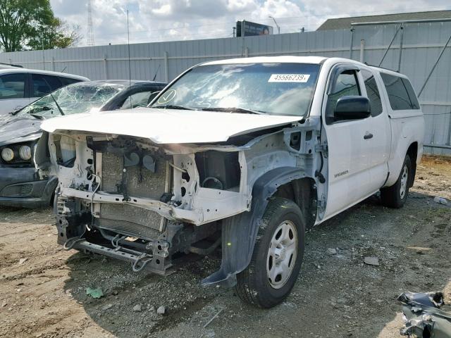 5TETX22N69Z651143 - 2009 TOYOTA TACOMA ACC WHITE photo 2