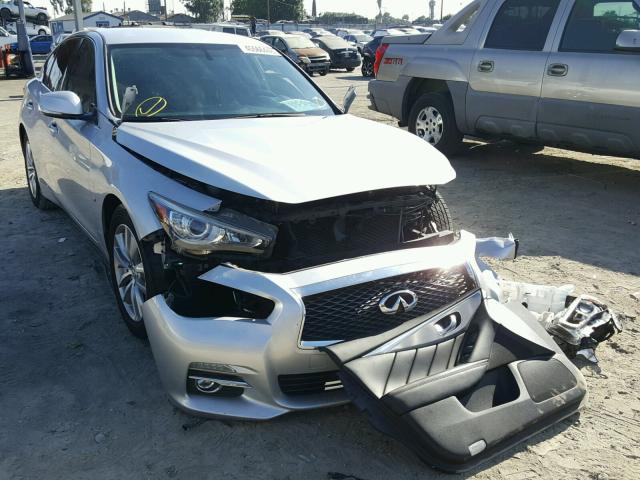 JN1BV7AP6FM359033 - 2015 INFINITI Q50 BASE SILVER photo 1