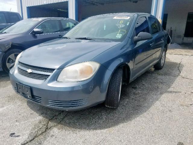 1G1AK52FX57641953 - 2005 CHEVROLET COBALT BLUE photo 2