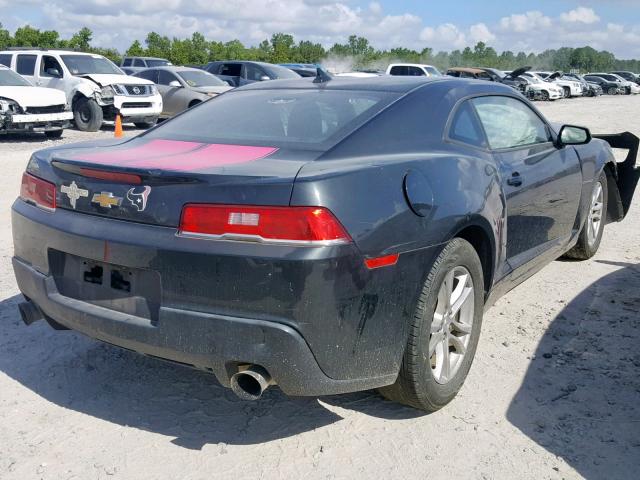 2G1FB1E32F9159607 - 2015 CHEVROLET CAMARO LS BLACK photo 4