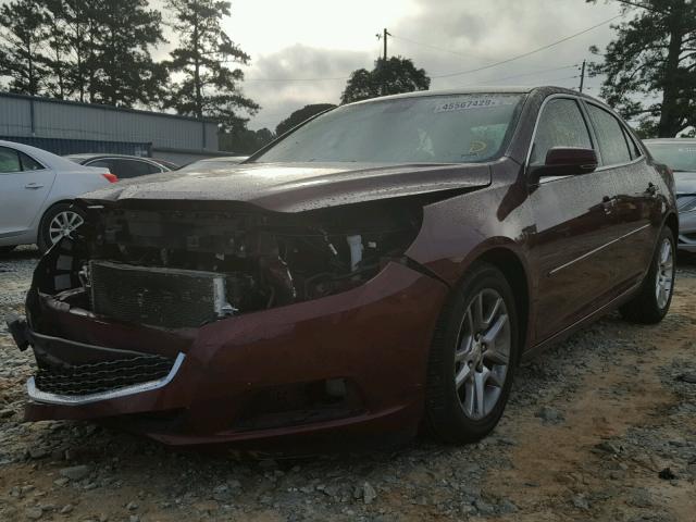 1G11C5SL2FF354844 - 2015 CHEVROLET MALIBU 1LT MAROON photo 2