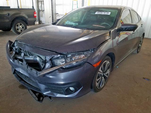 19XFC1F72HE020278 - 2017 HONDA CIVIC EXL 灰色 照片 2