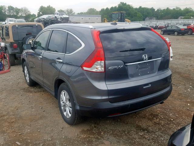 2HKRM3H78CH510232 - 2012 HONDA CR-V EXL CHARCOAL photo 3