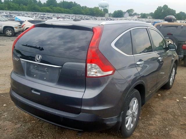 2HKRM3H78CH510232 - 2012 HONDA CR-V EXL CHARCOAL photo 4