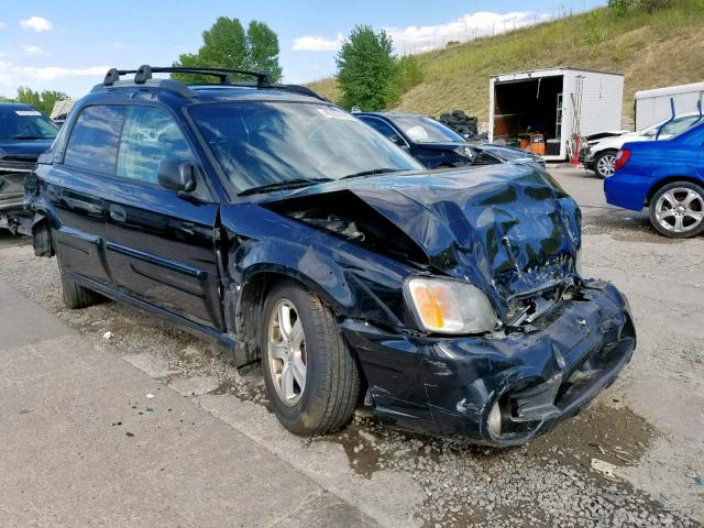 4S4BT62C367101457 - 2006 SUBARU BAJA SPORT BLACK photo 1