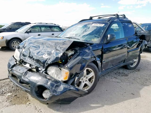 4S4BT62C367101457 - 2006 SUBARU BAJA SPORT BLACK photo 2