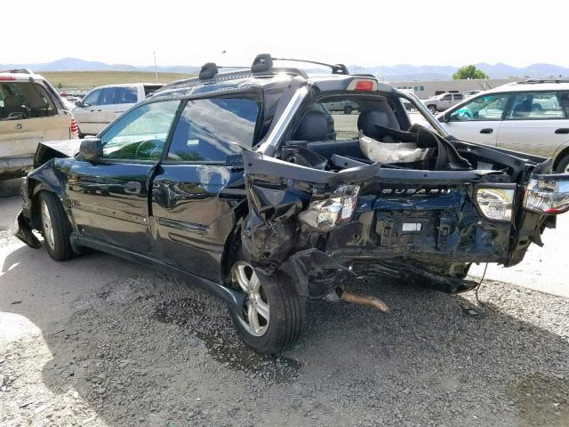 4S4BT62C367101457 - 2006 SUBARU BAJA SPORT BLACK photo 3