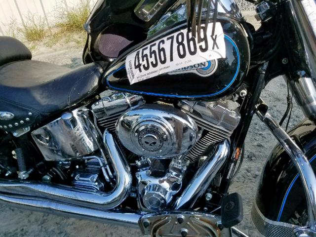 1HD1JHB136Y015896 - 2006 HARLEY-DAVIDSON FLSTCI BLACK photo 7