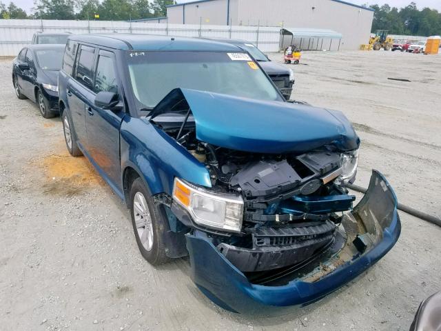 2FMGK5BC4BBD16821 - 2011 FORD FLEX SE TEAL photo 1