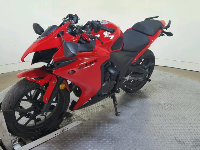 MLHPC4417D5000924 - 2013 HONDA CBR500 R RED photo 4