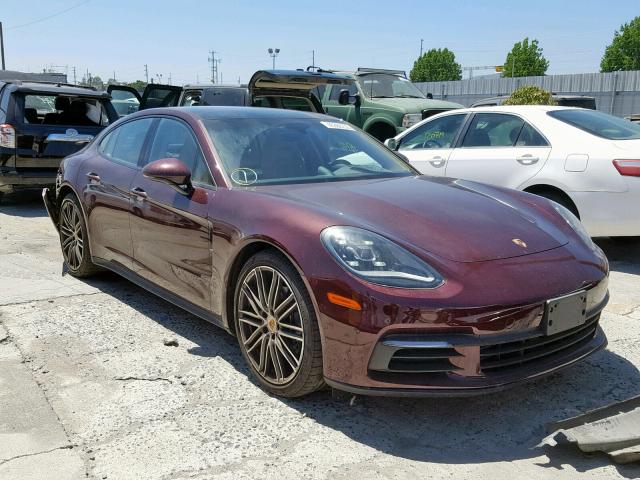 WP0AA2A72JL103400 - 2018 PORSCHE PANAMERA 4 BURGUNDY photo 1