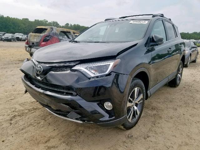 2T3WFREV4JW458672 - 2018 TOYOTA RAV4 ADVEN BLACK photo 2