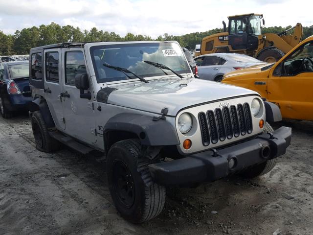 1J4GA39147L114322 - 2007 JEEP WRANGLER X SILVER photo 1