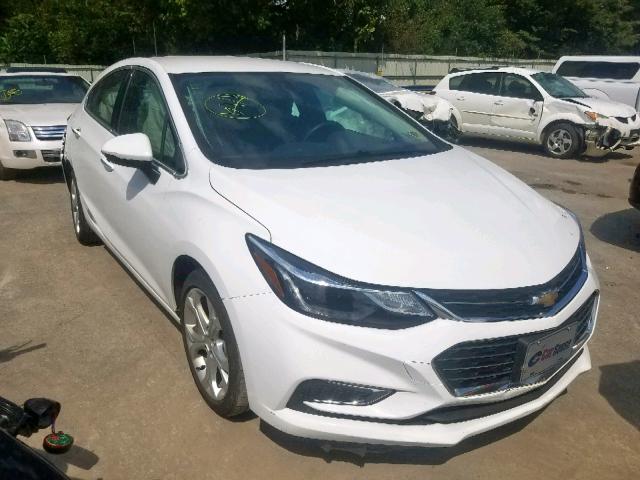 3G1BF6SM6JS622132 - 2018 CHEVROLET CRUZE PREM WHITE photo 1