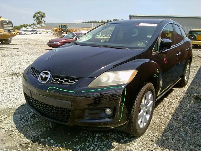 JM3ER293680190278 - 2008 MAZDA CX-7 BLACK photo 2