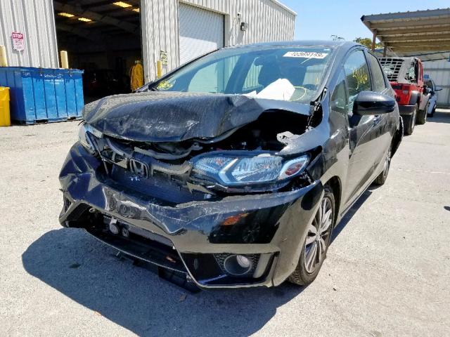 3HGGK5H82FM745999 - 2015 HONDA FIT EX BLACK photo 2