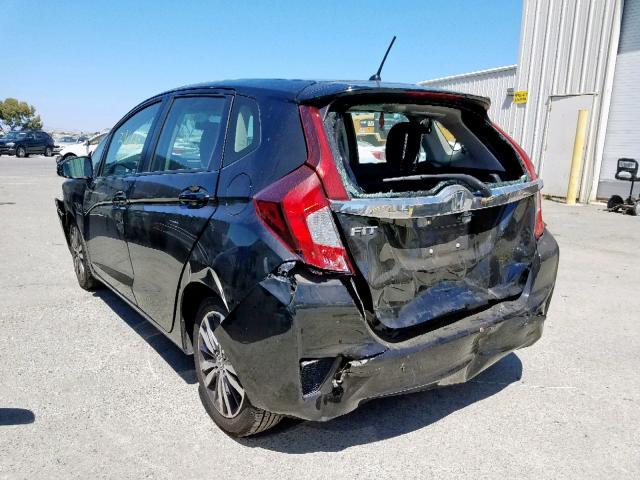 3HGGK5H82FM745999 - 2015 HONDA FIT EX BLACK photo 3