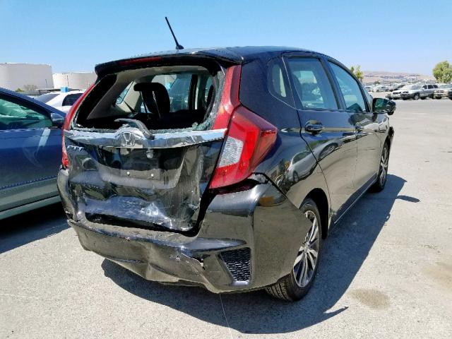 3HGGK5H82FM745999 - 2015 HONDA FIT EX BLACK photo 4