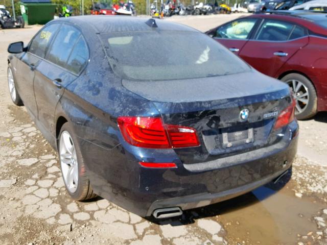 WBAFU9C54CC787996 - 2012 BMW 550 XI BLUE photo 3