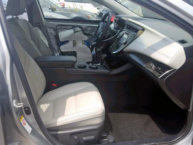 4T1BK1EBXGU216813 - 2016 TOYOTA AVALON XLE SILVER photo 5