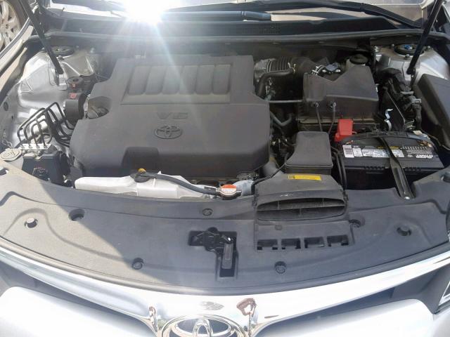 4T1BK1EBXGU216813 - 2016 TOYOTA AVALON XLE SILVER photo 7