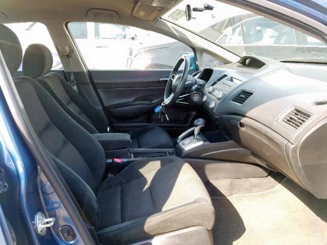 19XFA166X9E010936 - 2009 HONDA CIVIC LX-S Mavi foto 5