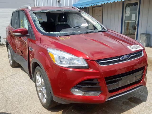 1FMCU0J98EUB70469 - 2014 FORD ESCAPE TIT RED photo 1