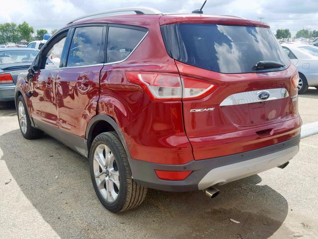 1FMCU0J98EUB70469 - 2014 FORD ESCAPE TIT RED photo 3