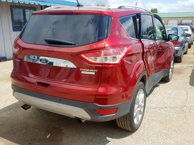 1FMCU0J98EUB70469 - 2014 FORD ESCAPE TIT RED photo 4