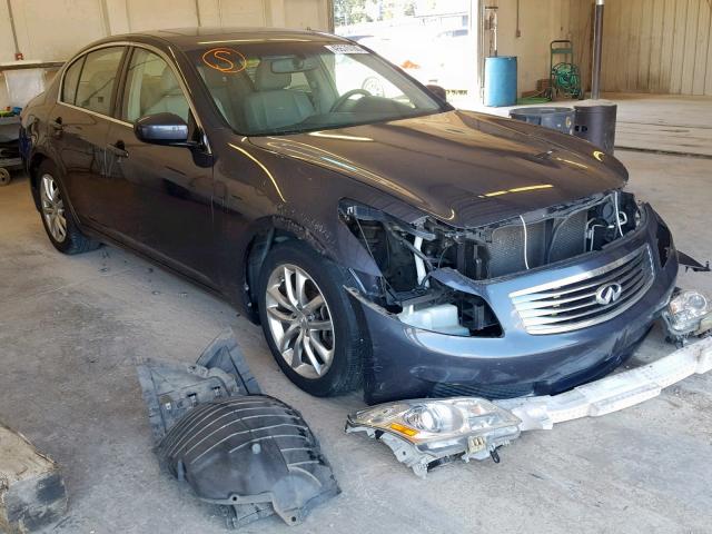 JNKCV61E19M013064 - 2009 INFINITI G37 BASE BLUE photo 1