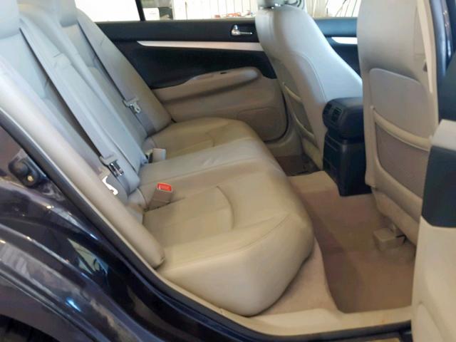 JNKCV61E19M013064 - 2009 INFINITI G37 BASE BLUE photo 6