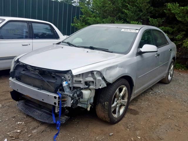 1G1ZC5EU2CF158258 - 2012 CHEVROLET MALIBU 1LT 银色 照片 2
