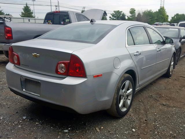 1G1ZC5EU2CF158258 - 2012 CHEVROLET MALIBU 1LT 银色 照片 4