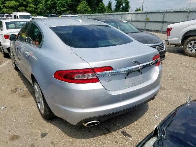 SAJWA05B39HR10100 - 2009 JAGUAR XF LUXURY SILVER photo 3