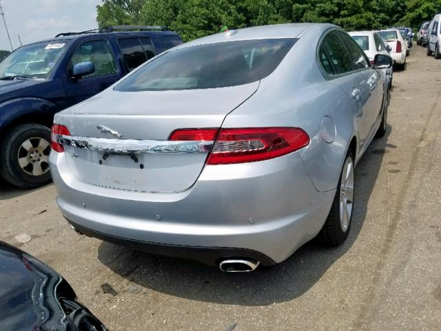 SAJWA05B39HR10100 - 2009 JAGUAR XF LUXURY SILVER photo 4