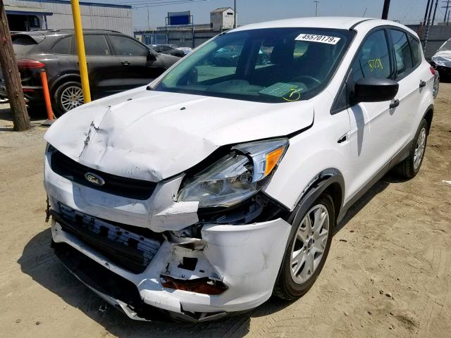 1FMCU0F74GUC27888 - 2016 FORD ESCAPE S WHITE photo 2