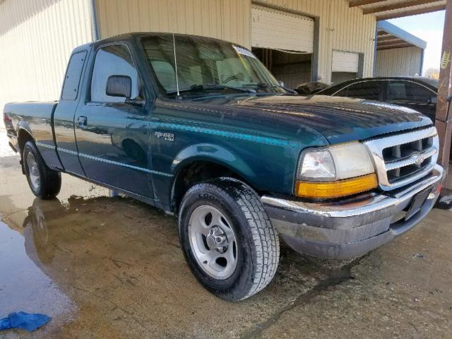 1FTYR14X4WPB25105 - 1998 FORD RANGER SUP GREEN photo 1