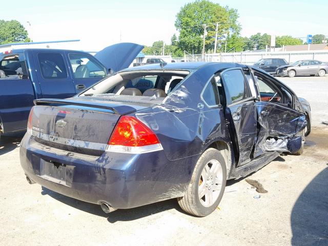 2G1WU58R379257998 - 2007 CHEVROLET IMPALA LTZ BLUE photo 4