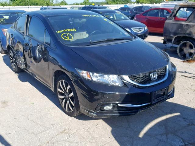 19XFB2F91EE012405 - 2014 HONDA CIVIC EXL 黑色 照片 1