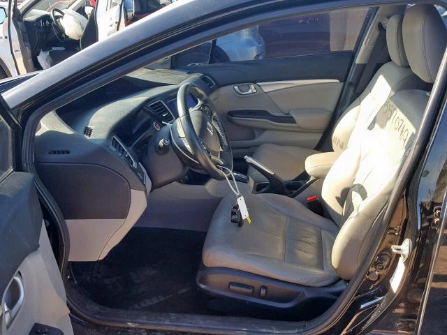 19XFB2F91EE012405 - 2014 HONDA CIVIC EXL 黑色 照片 5