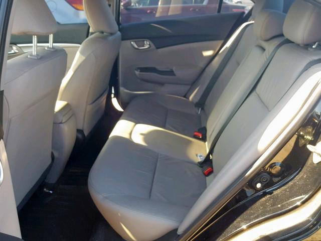 19XFB2F91EE012405 - 2014 HONDA CIVIC EXL 黑色 照片 6