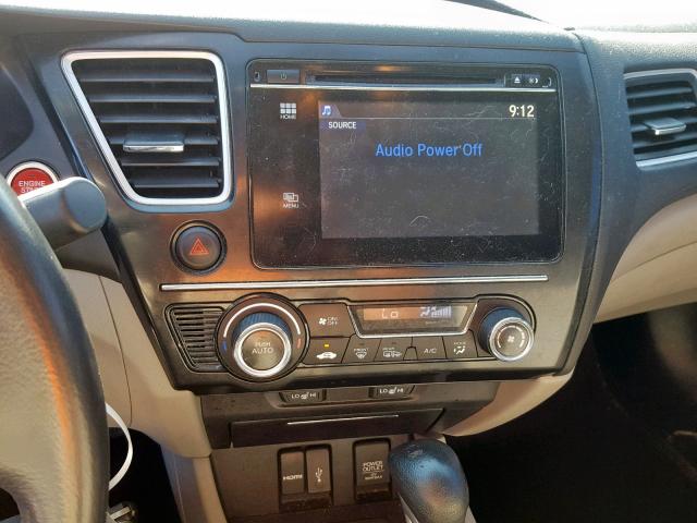 19XFB2F91EE012405 - 2014 HONDA CIVIC EXL 黑色 照片 9